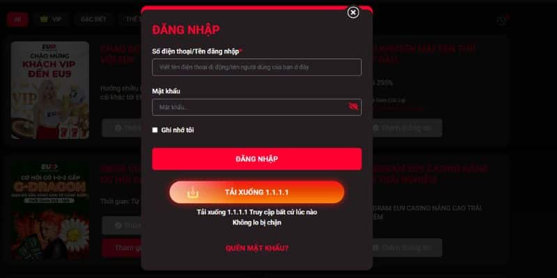 hướng dẫn rút tiền EU9