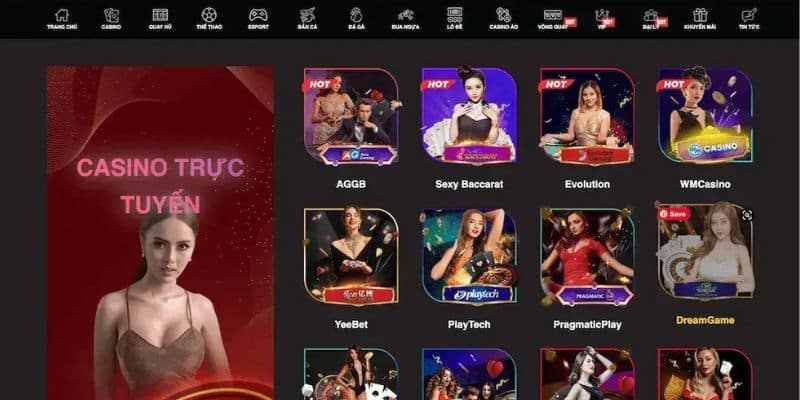 Vô vàn sảnh casino đẳng cấp có mặt tại EU9